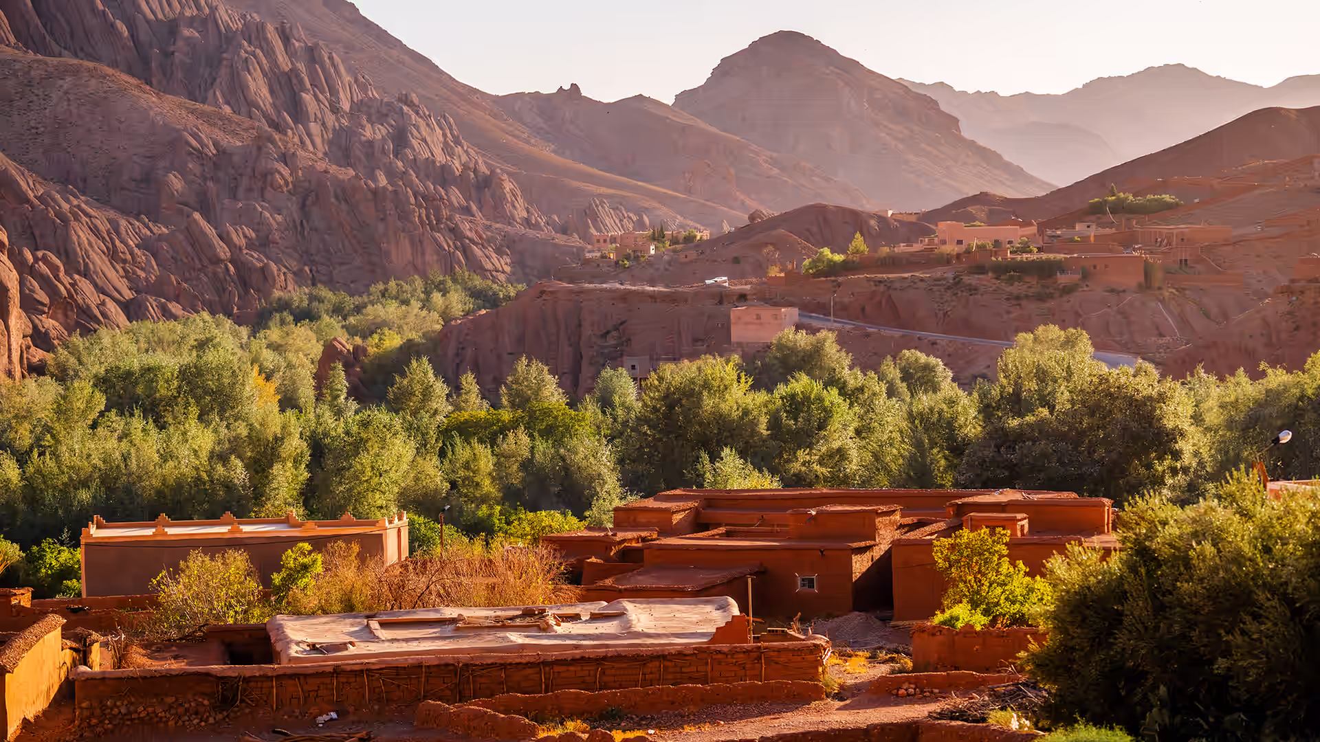 Rock formations in the Dades Gorge, Morocco