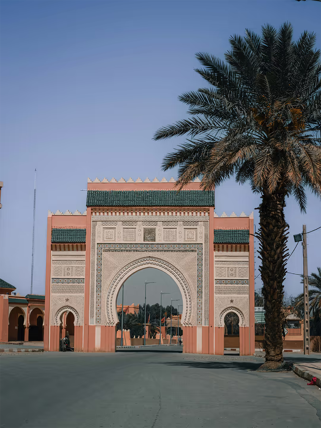 The town of Rissani in the Tafilalt region of Morocco
